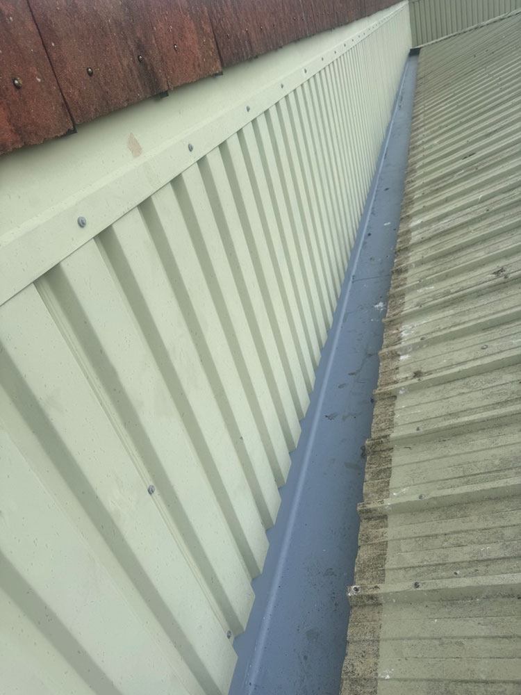 Relined-gutters-CGL Coated Galvanised Lining
